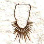 Baublebar Gold Spike Necklace