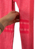 No Brand Heathered Pink Side Mesh Leggings- Size S (we have matching top, Inseam 23.5")