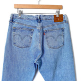 Levi 501 Light Wash Hidden Button Up Skinny Jeans- Size 33 (Inseam 27.5")