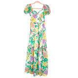 Billabong White Sunrise Floral Tiered Maxi Dress- Size S