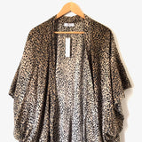 Sole Society Animal Print Kimono NWT- Size OS