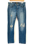 Lucky Brand Sienna Cigarette Distressed Jeans- Size 4/27 (Inseam 29”)