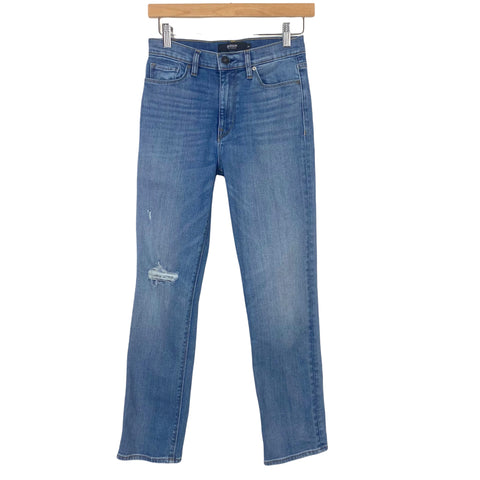 Hudson Barbara Straight Distressed Jeans- Size 25 (Inseam 26")