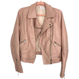 Superdown Blush Faux Leather Moto Jacket- Size M (sold out online)