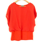 Joseph A Top with Sheer Overlay- Size S