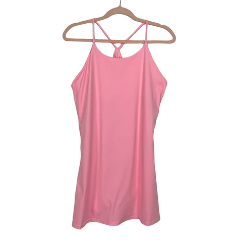 No Brand Pink Built in Bra Tennis Dress- Size XL