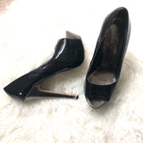 Aldo Patent Leather Peep Toe Platform Heel- Size 5