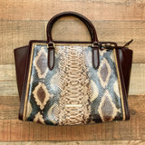 Brahmin Aubree Satchel Bag with Dust Bag (LIKE NEW)