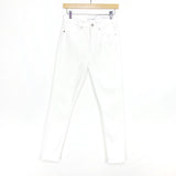 LOFT White High Waist Skinny Ankle Jeans NWT- Size 0/25 (Inseam 28.5”)