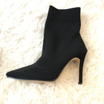 Goodnight Macaroon Black Sock Stretch Boot Heel- Size 38 (Like New)