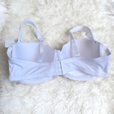 Kathy Ireland Intimates White Lace Padded Bra NWT - Size 40D