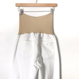 Indigo Blue White Distressed Maternity Jeans- Size XL (Inseam 27 1/2”)