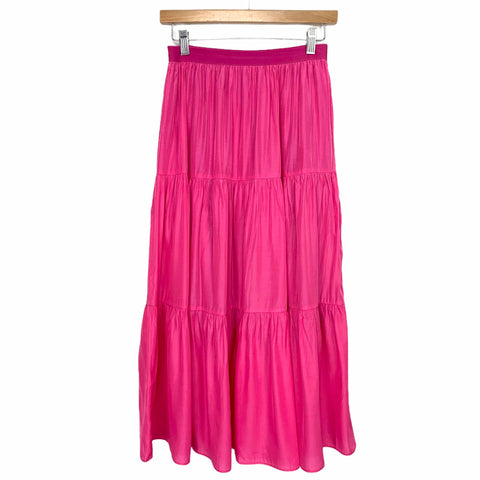 Joy Joy Pink Elastic Waist Skirt- Size S