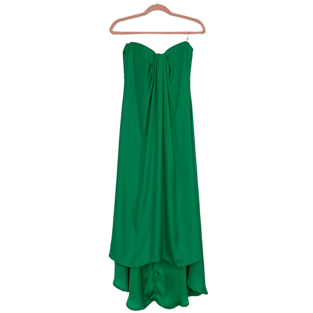 BB Dakota Green Strapless Hi/Low Dress- Size 0 (see notes) The Saved Collection BB Dakota Green Strapless Hi/Low Dress- Size 0 (see notes) The Saved Collection