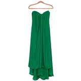 BB Dakota Green Strapless Hi/Low Dress- Size 0 (see notes)