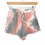 Lovely J Tye Dye Shorts and Hooded Crop Top Lounge Set- Size S (sold as a set)