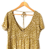 Show Me Your Mumu Cheetah Print Tie Back Dress- Size M