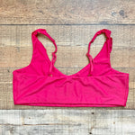 Hatch Red Ruffle Bikini Top- Size XL (we have matching bottoms)