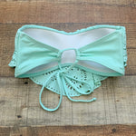 Xhilaration Mint Green Strapless Swim Top- Size S