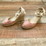 Soludos Soft Pink Classic 3.5" Wedge- Size 8.5 (See Notes)