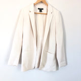 H&M Cream Polyester Blazer- Size 6