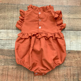 No Brand Brick Bubble Romper- Size ~3M (see notes)