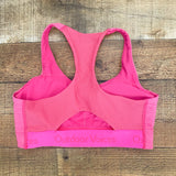 Outdoor Voices Heathered Pink Padded Sports Bra- Size S