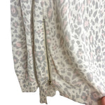 Olivaceous Animal Print Wool Blend Side Zipper Thin Sweater- Size S (sold out online)