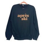 Gildan Black Après Ski Crewneck Sweatshirt- Size M
