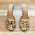 Steve Madden Real Fur Printed Cow Hair Heels- Size 8.5 (see notes)