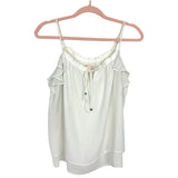 Skies Are Blue Off White Top- Size M (See Note)