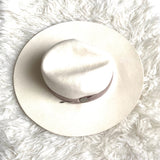 Banana Republic Cream Wool Wide Brim Hat- Size S/M