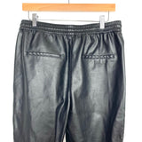 BLANKNYC Black Faux Leather Drawstring No Guidance Jogger Pants- Size 29 (Inseam 26")