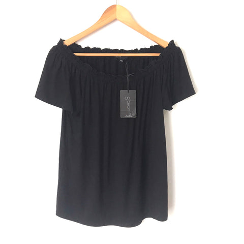 Gibson Black Off The Shoulder Top NWT- Size PXS