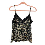 BP Animal Print with Black Lace Neckline Cami- Size S