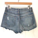 Lovers + Friends Distressed Light Wash Denim Cutoff Shorts- Size 26