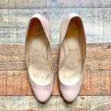 Christian Louboutin Nude Patent Leather Simple Pumps- Size 39 (see notes)