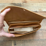 Noonday Collection Camel Rustic Leather Wallet (See Notes)