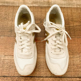 New Balance 373 Moonbeam Gold Suede Sneakers- Size 7 (See Notes)