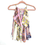Koko + Mason Pink Multi Pattern Tank Top NWT- Size S (We Have Matching Bottom)