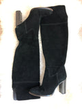 Michael Kors Suede Over the Knee Boots in Black-  Size 8.5