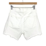 J.Crew White Fringe Shorts- Size 25
