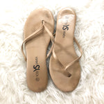 Yosi Samra Nude Flip Flops- Size 10