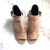 Ceocci Suede Tan Wedge Heels- Size 8.5