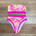 Lovers + Friends Yellow/Pink Bikini Bottoms- Size S (we have matching top)