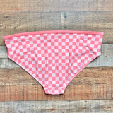 Kona Sol Pink Gingham Bikini Bottoms NWT- Size X/14W (we have matching top)