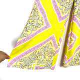 Forever 21 Contemporary Yellow/Pink/White Printed Pants NWT- Size S (Inseam 30")