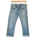 Adriano Goldschmied The Tomboy Relaxed Straight Crop Jeans- Size 26 (Inseam 22” rolled as pictured)