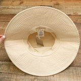 Madewell Cream Cotton/Linen Packable Sun Hat NWT- S/M