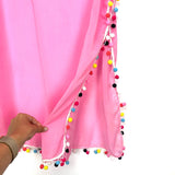 GDKEY Pink Tassel Cover Up- Size S/M